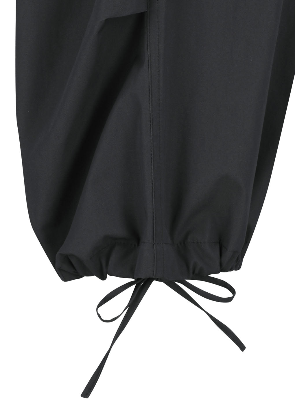 women's drawstring capri pants, charcoal