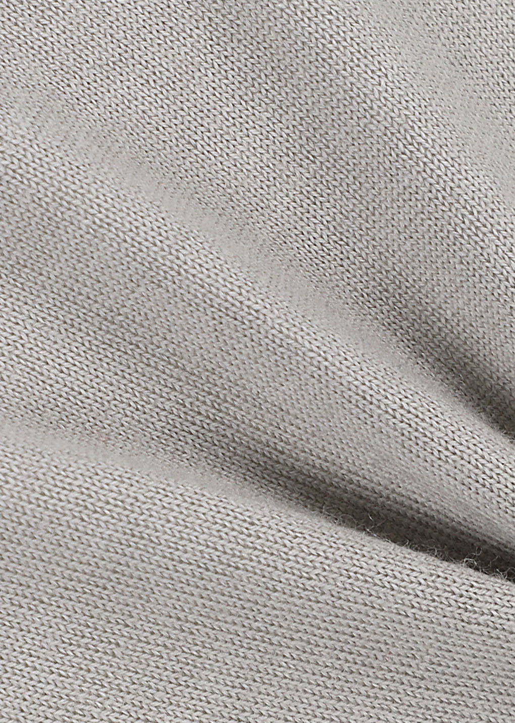 wool collar knit, light khaki