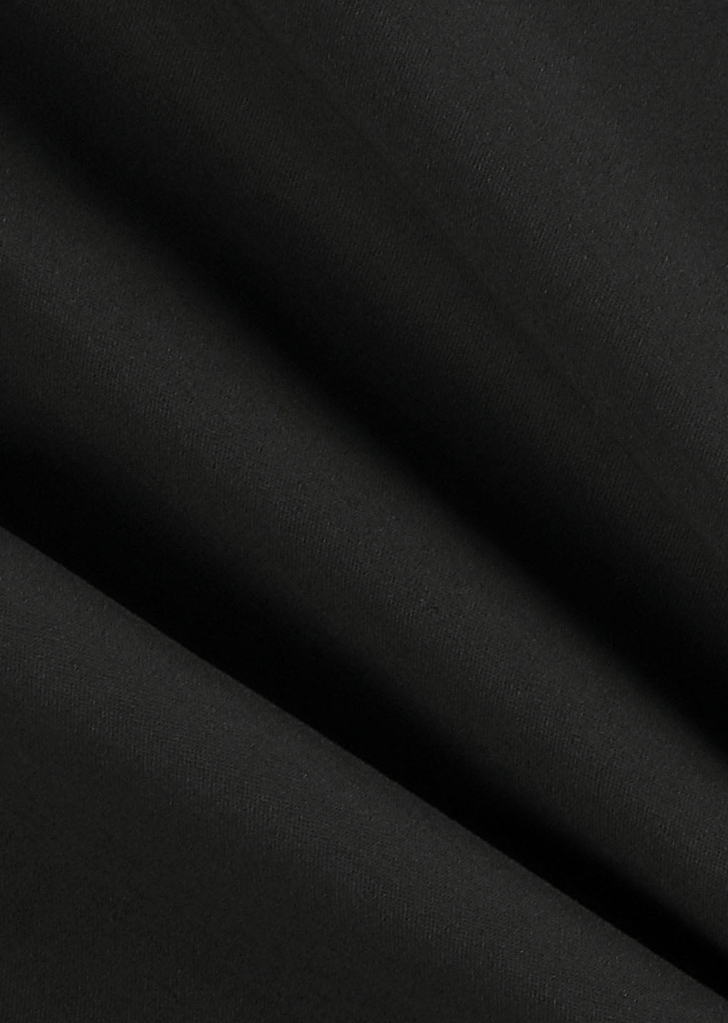 open collar shirt, black