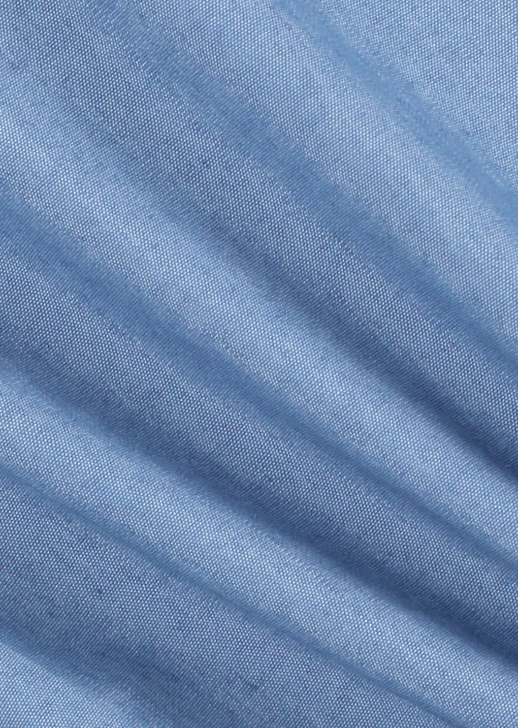 square pocket oversized shirt, blue