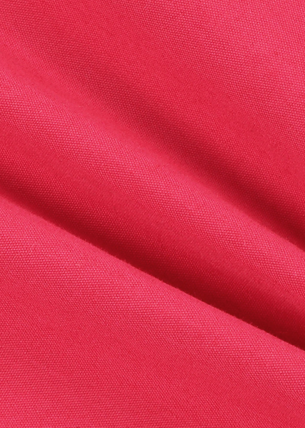 square pocket oversized shirt, red