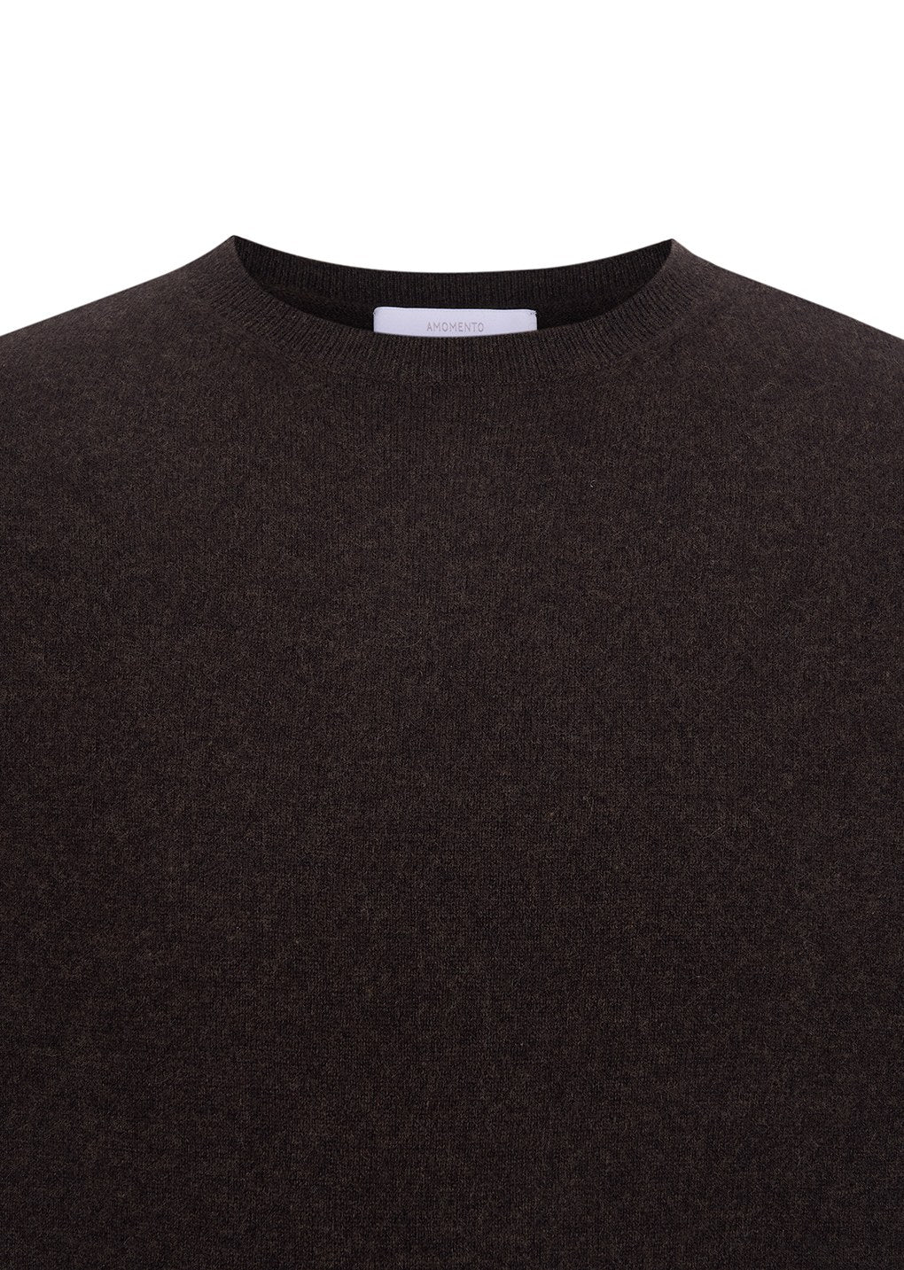 cashmere easy half sleeve knit, brown
