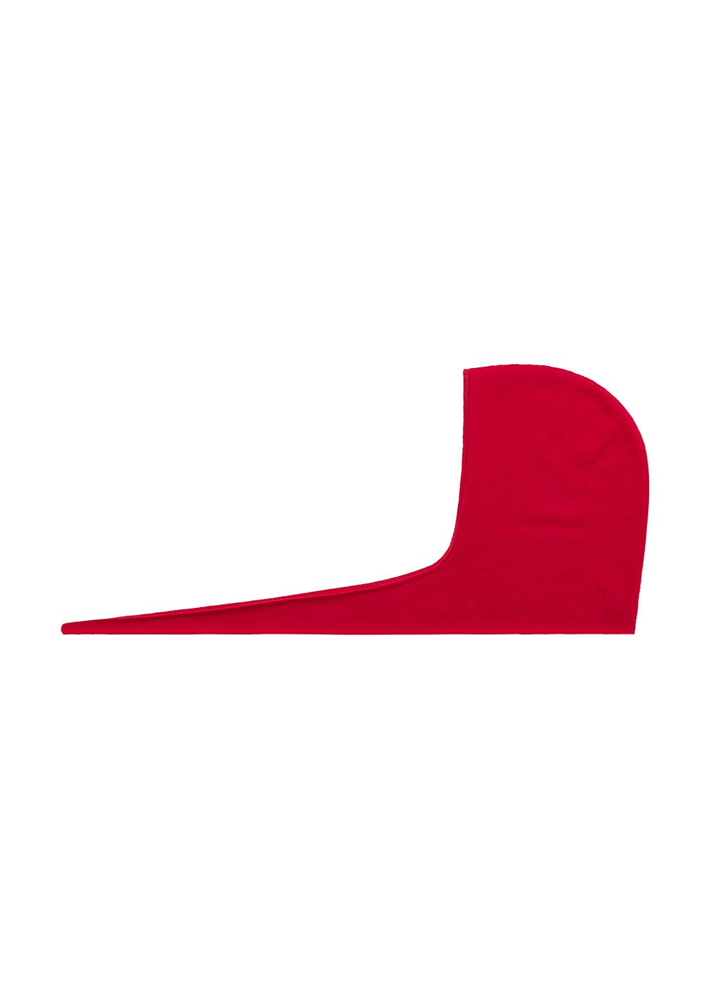 cashmere balaclava scarf, red