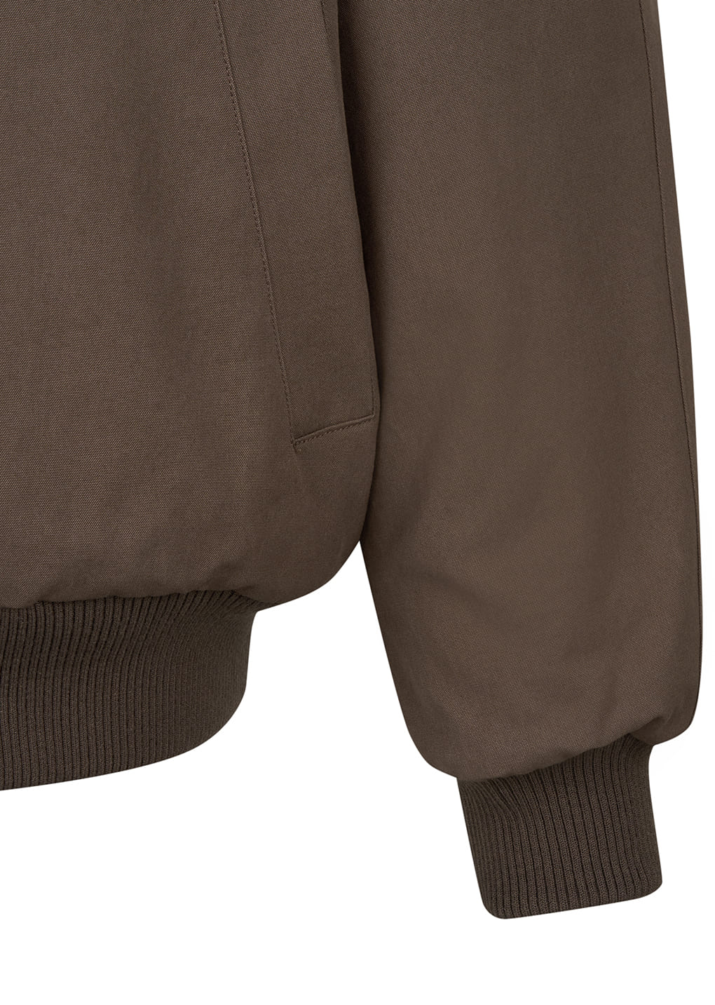 cotton reversible shearling jumper, brown