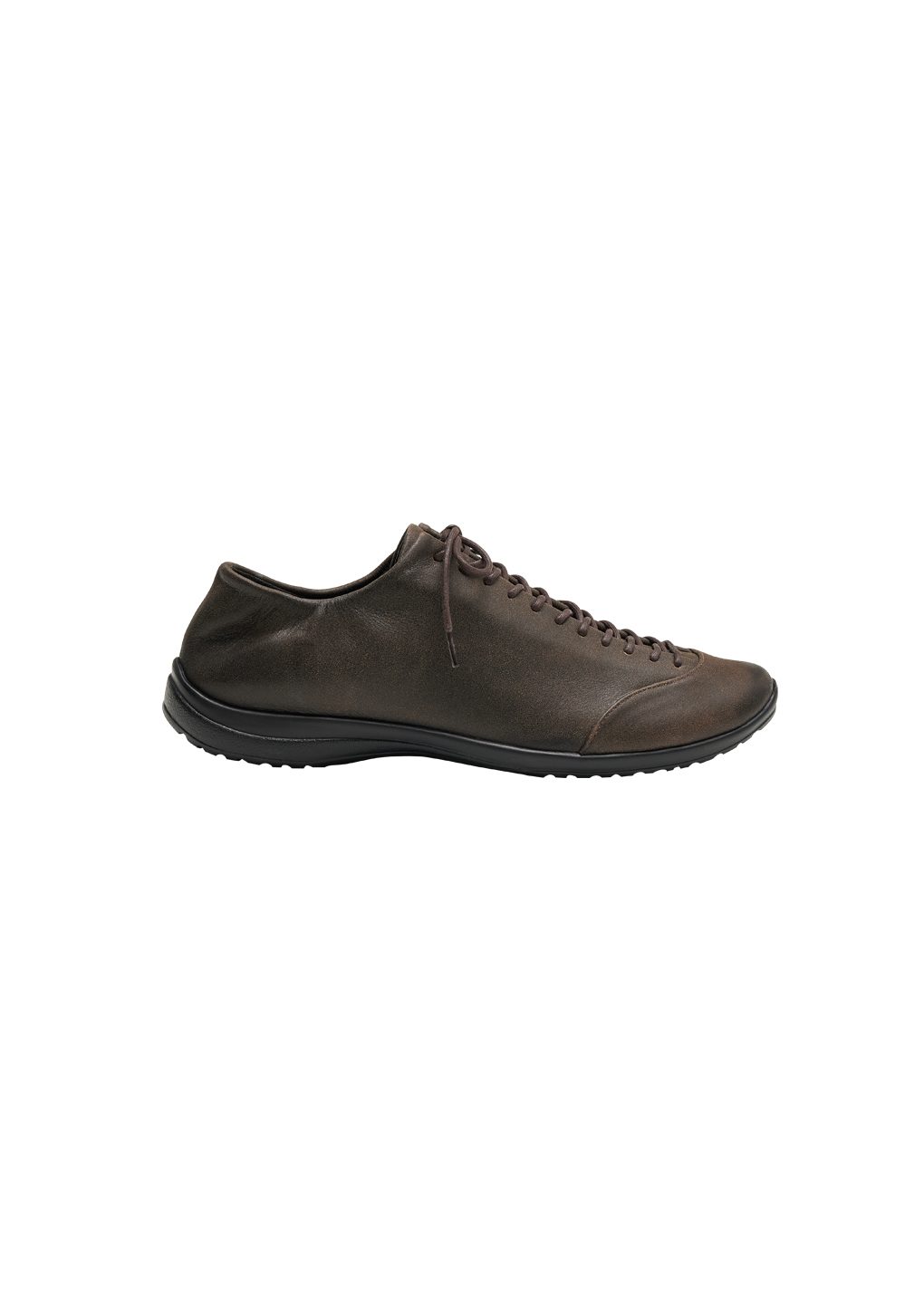 vibram lace-up sneakers, dark brown