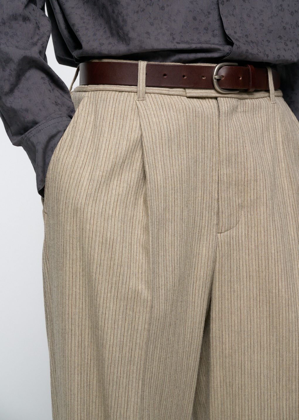 men's classic belt, dark brown