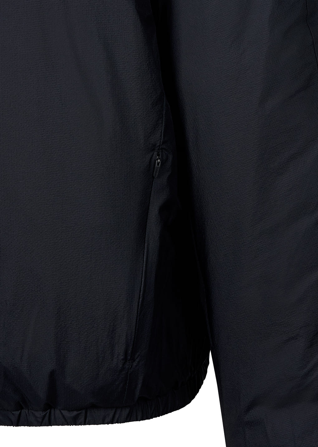 goose down reversible jumper, black
