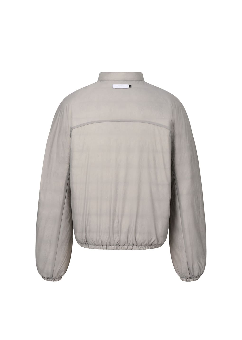 goose down reversible jumper, grey