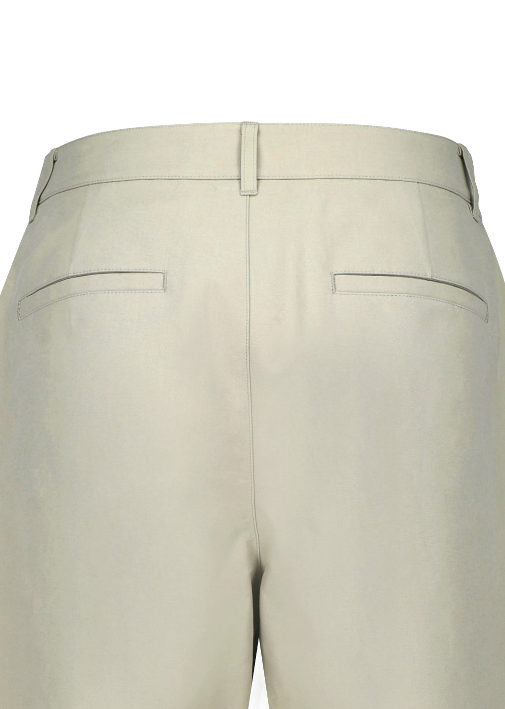 men's curved long pants, beige