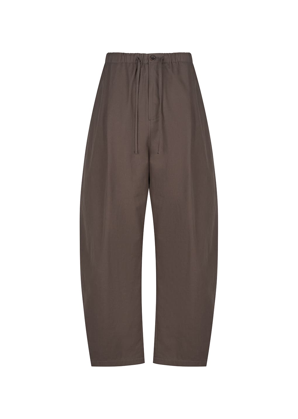 cotton banding pants, brown