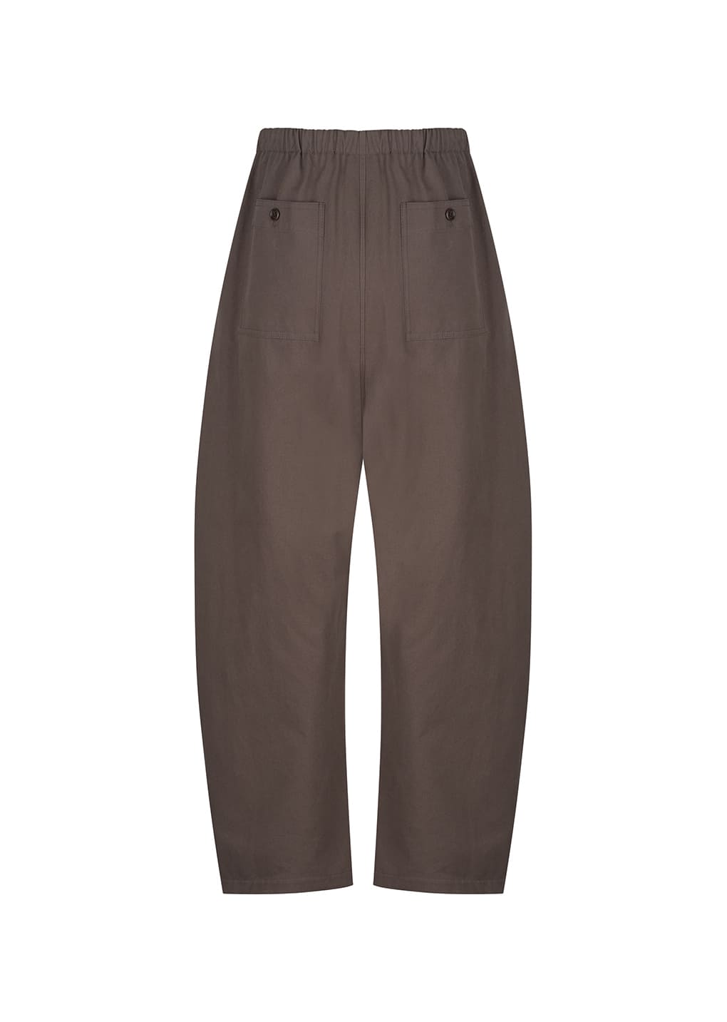 cotton banding pants, brown