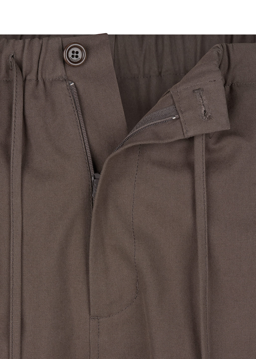 cotton banding pants, brown