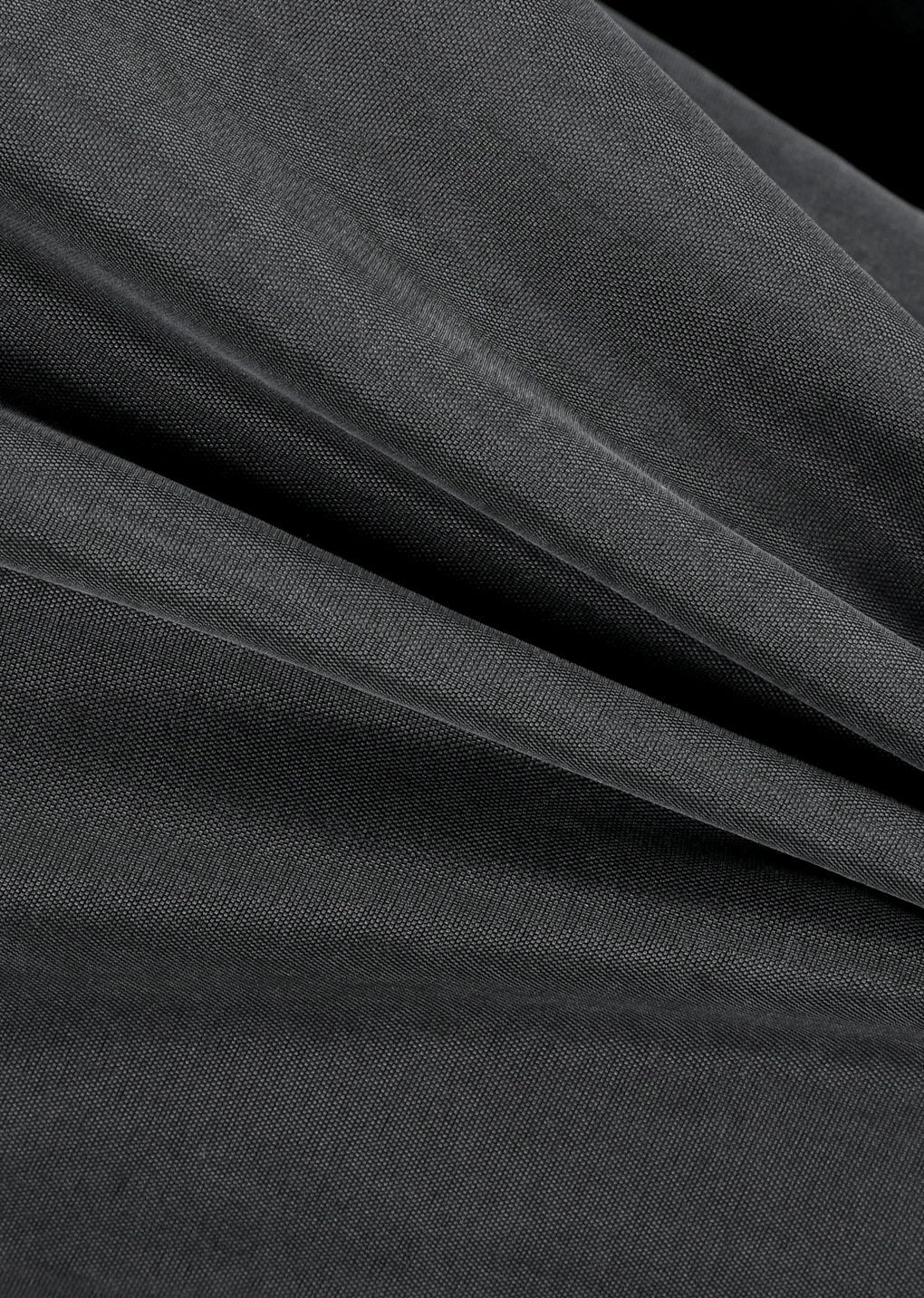 cupro banding pants, charcoal