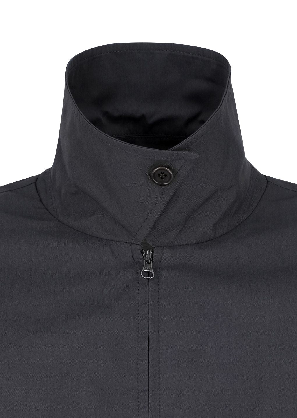 cotton nylon blouson, charcoal