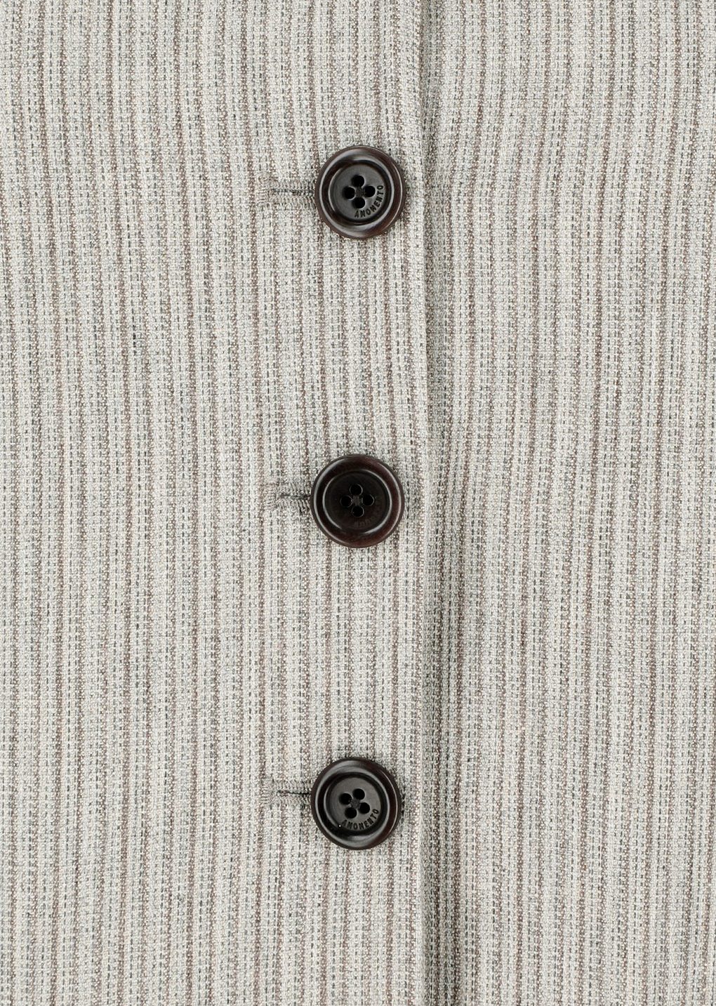 stripe pocket vest, beige