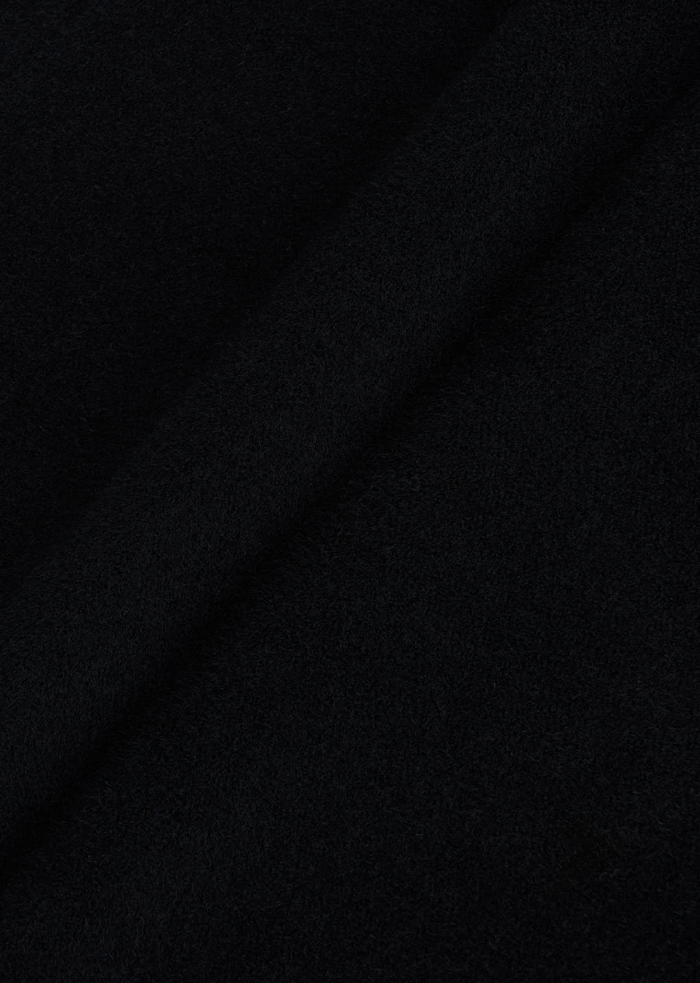 single maxi long coat, black
