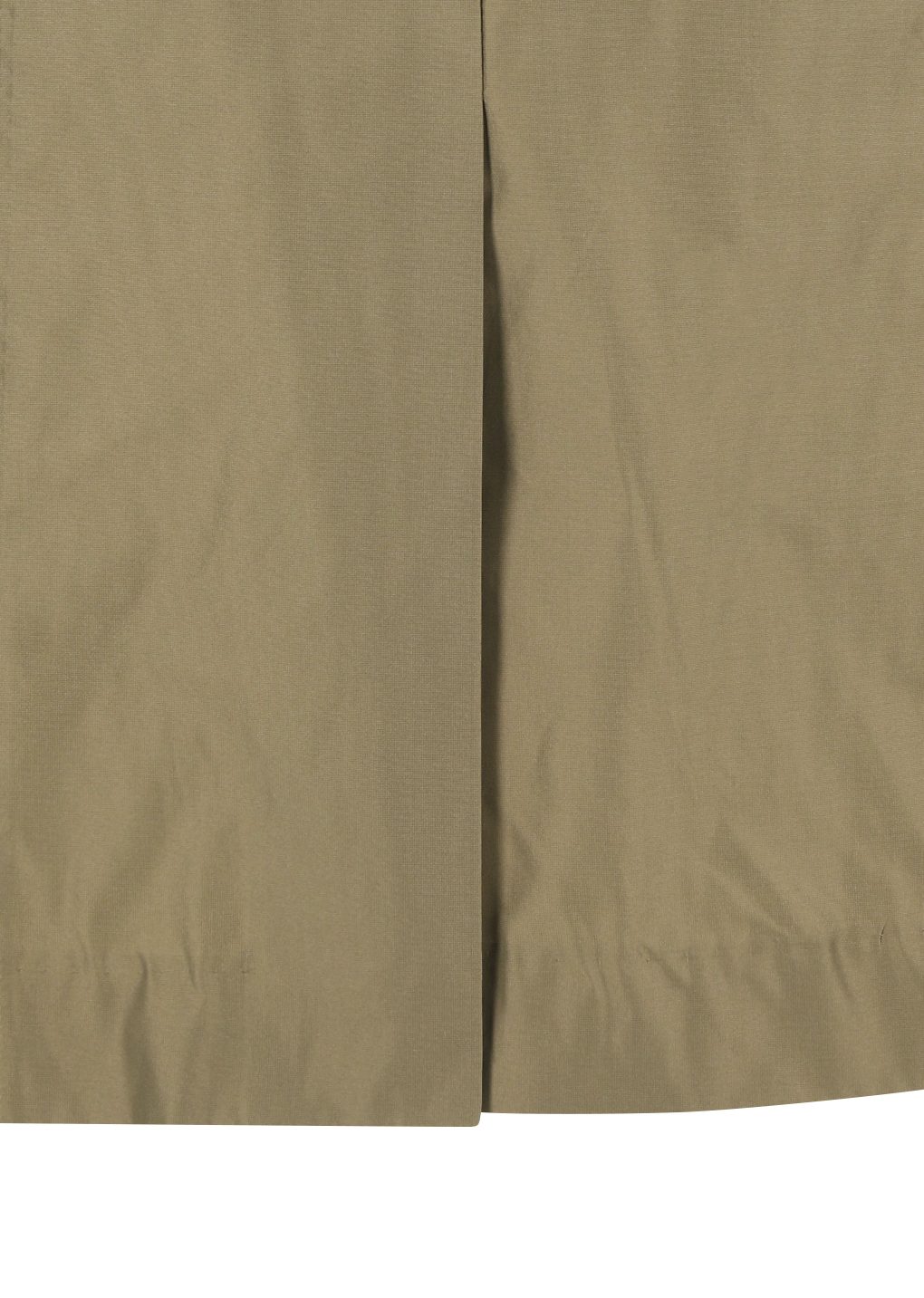 silk taffeta dress, khaki