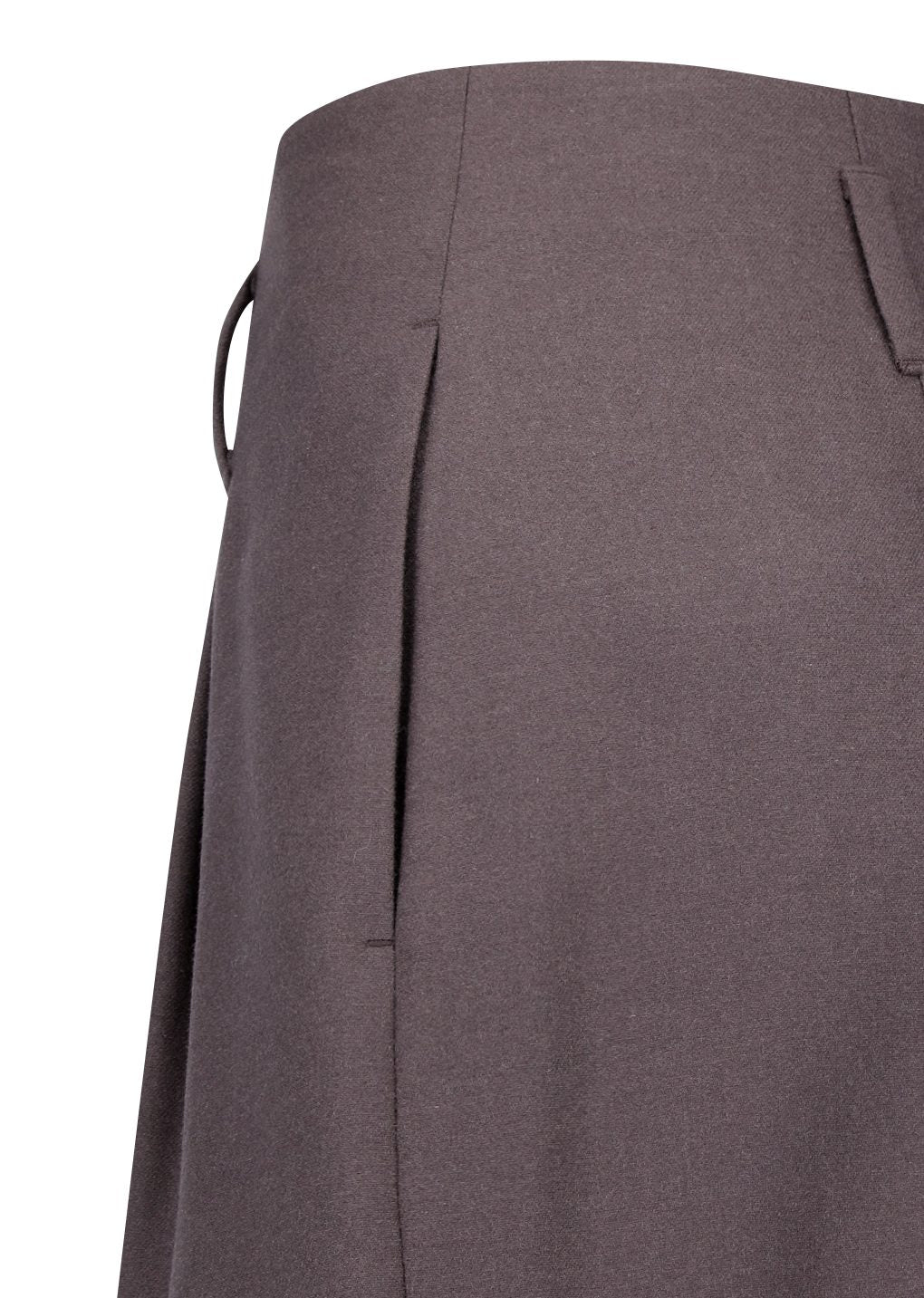 wool pencil skirt, burgundy