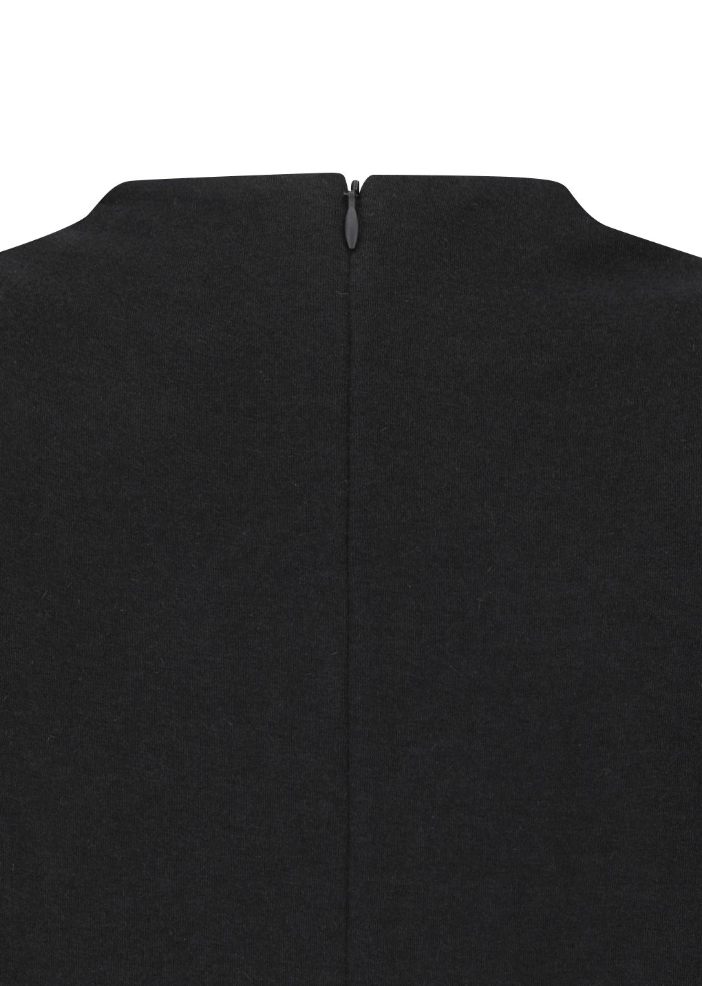 jersey padded mini dress, black