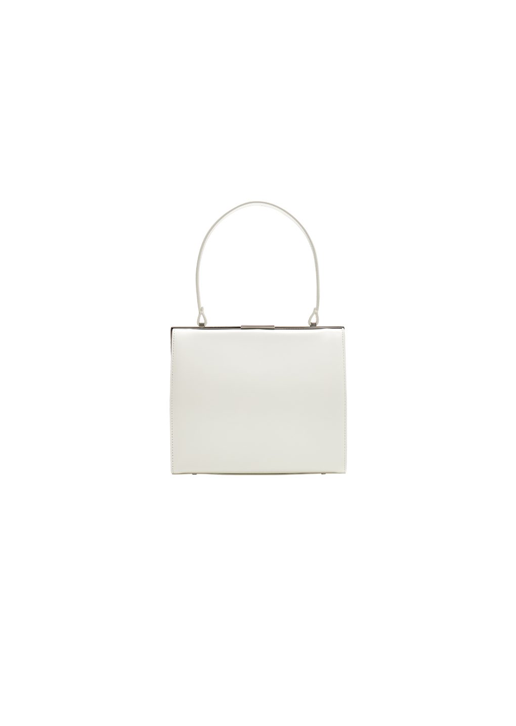 classic frame bag, white