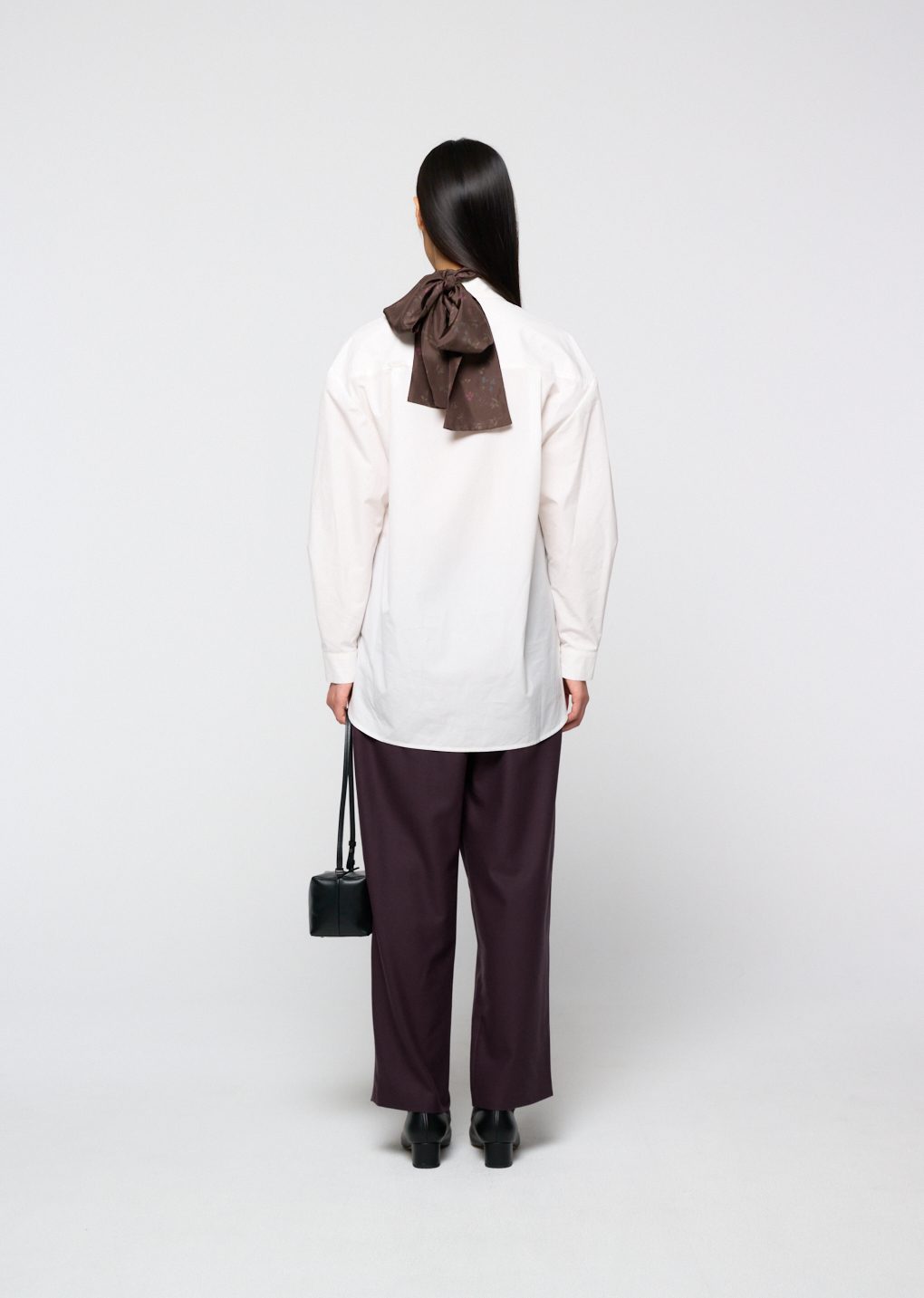basic oversized shirt, white