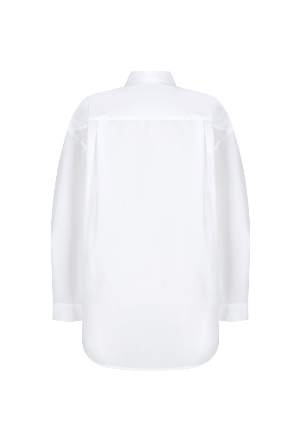 basic oversized shirt, white