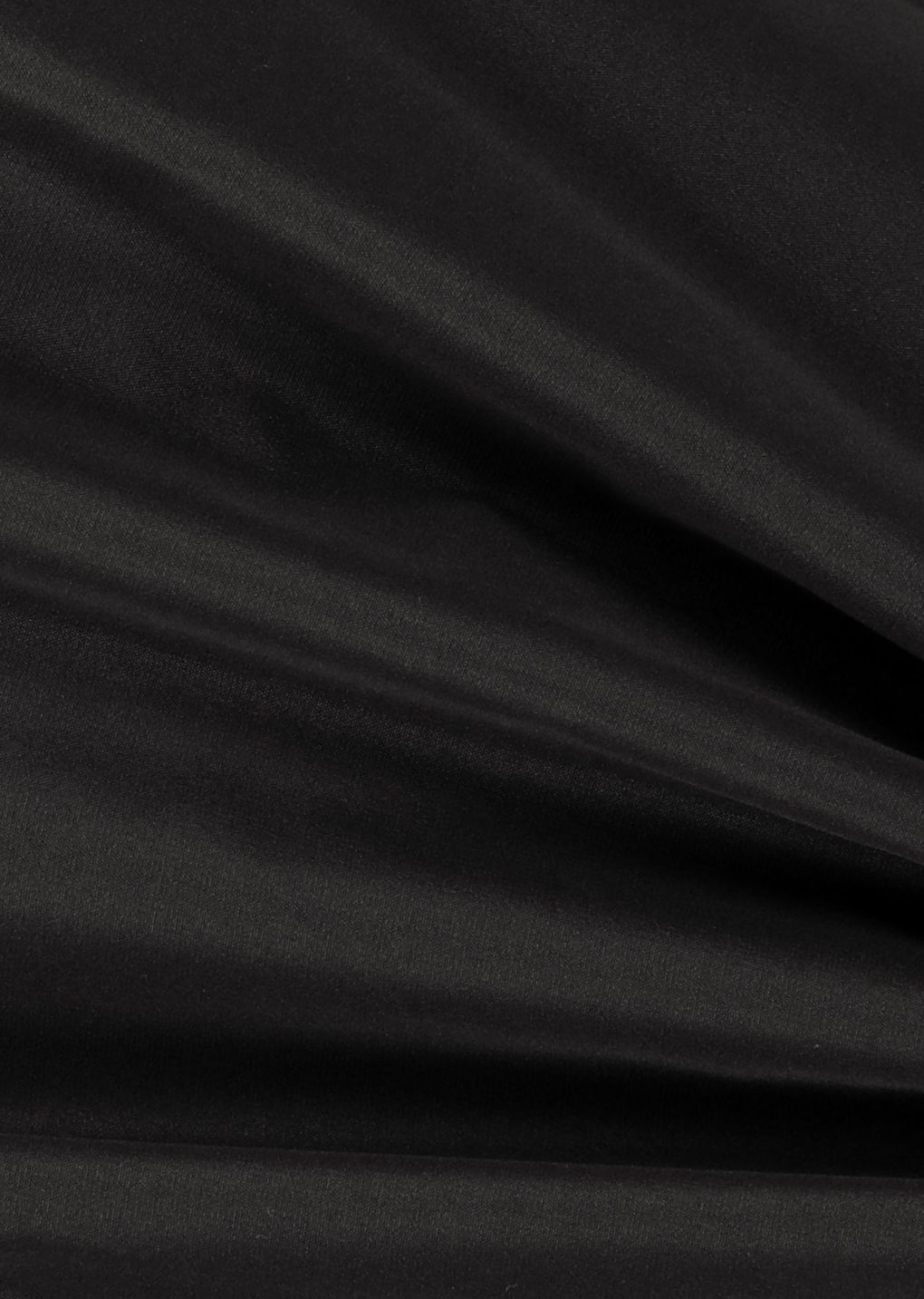 silk taffeta bermuda pants, black