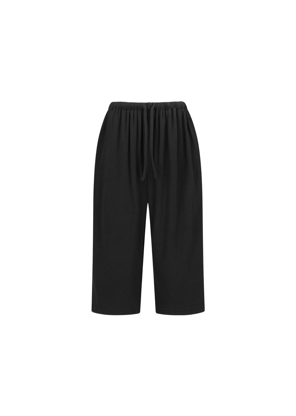 jersey banding pants, black