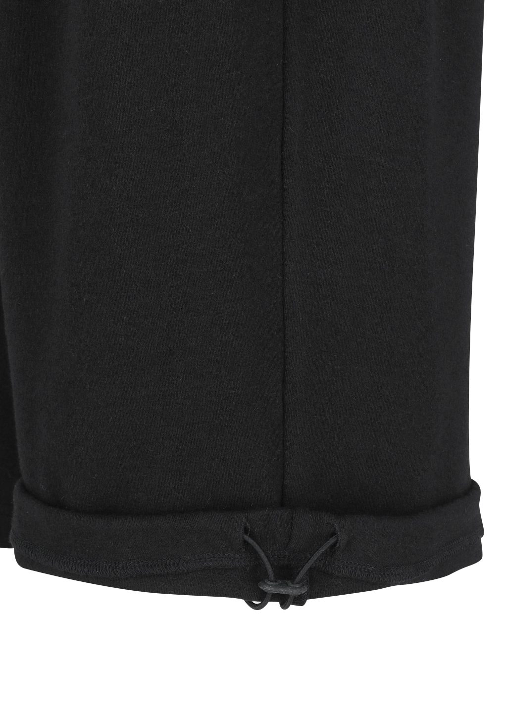 jersey banding pants, black