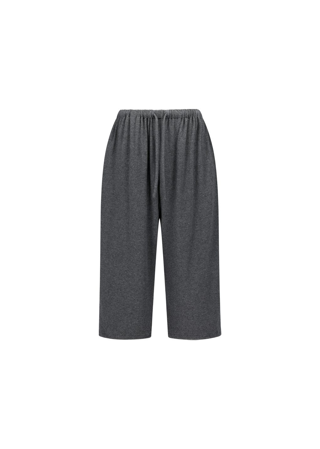 jersey banding pants, charcoal