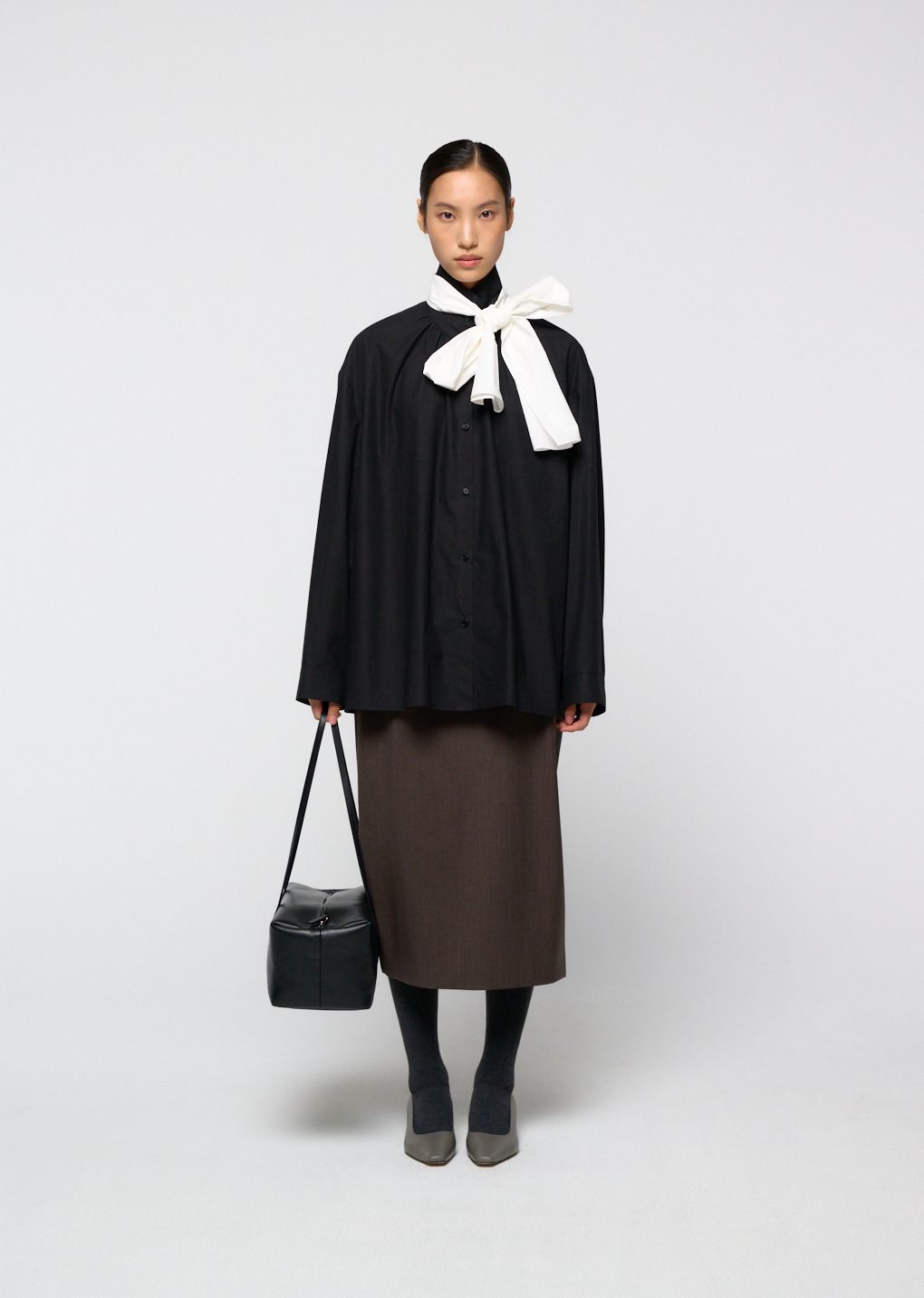 cotton scarf, white