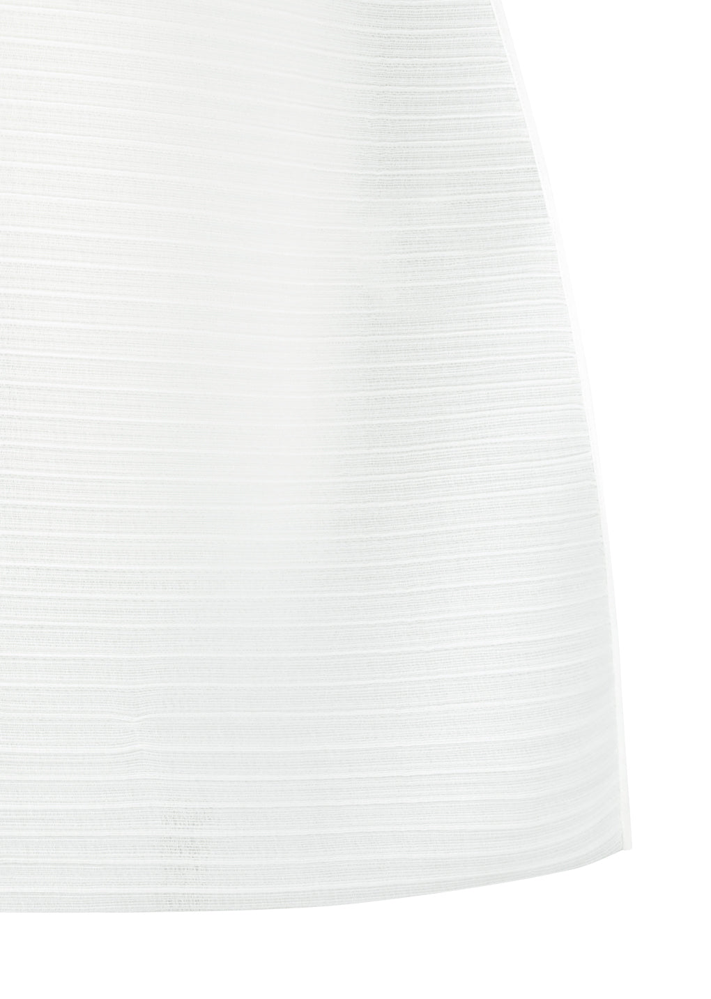 pleats hourglass mini dress, white