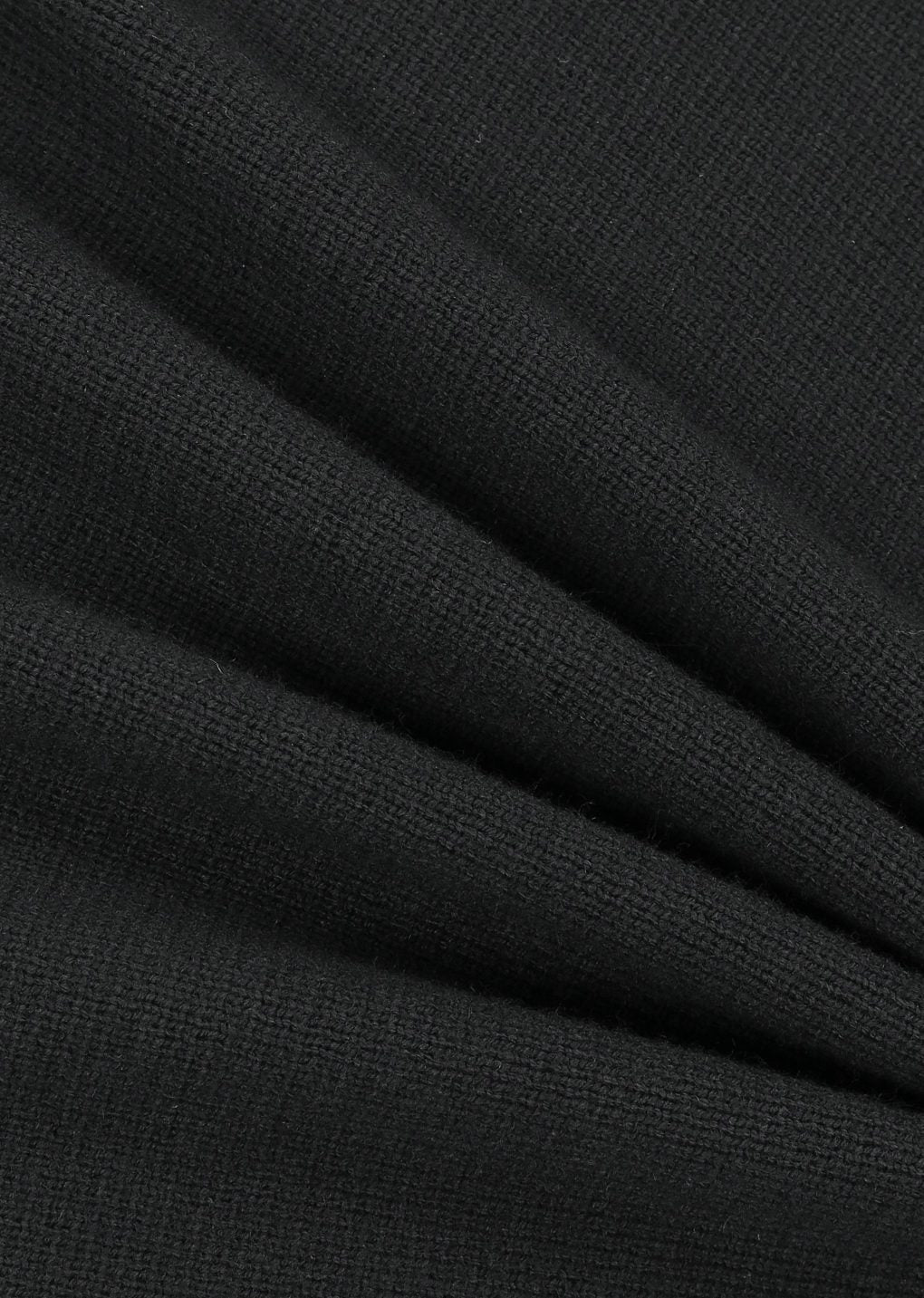 rounded sleeve cardigan, black