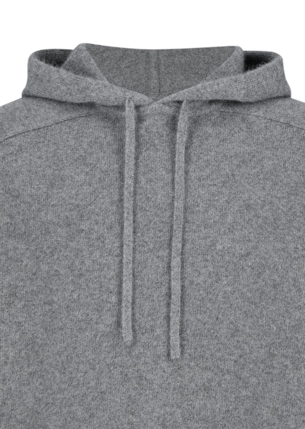 racoon hoodie knit, grey