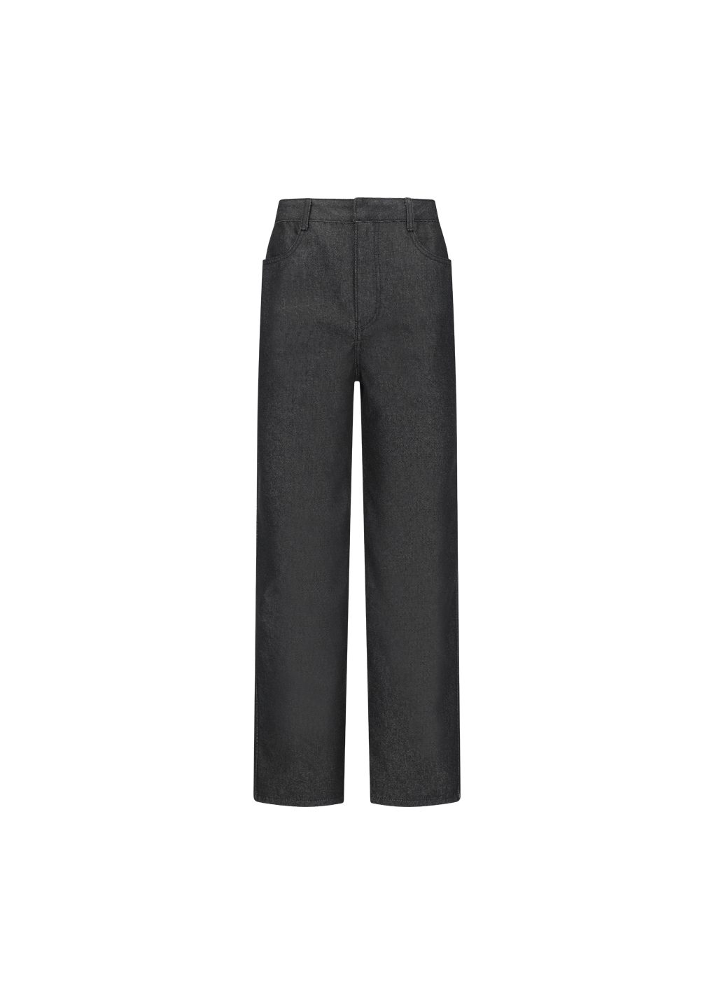 men's colored straight fit denim, black