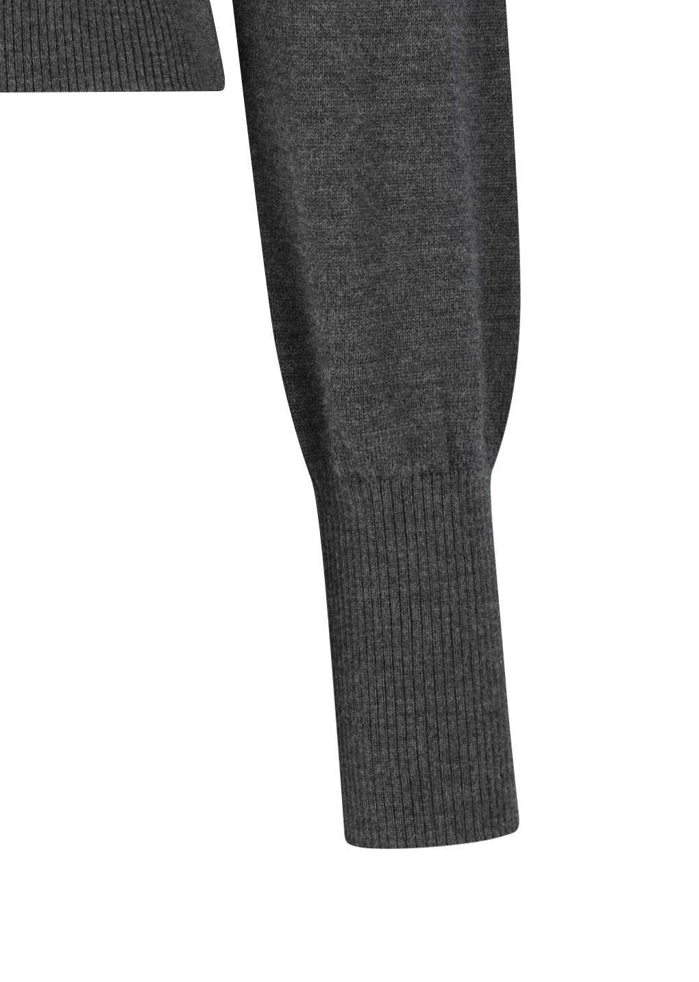 blocking button up cardigan, charcoal
