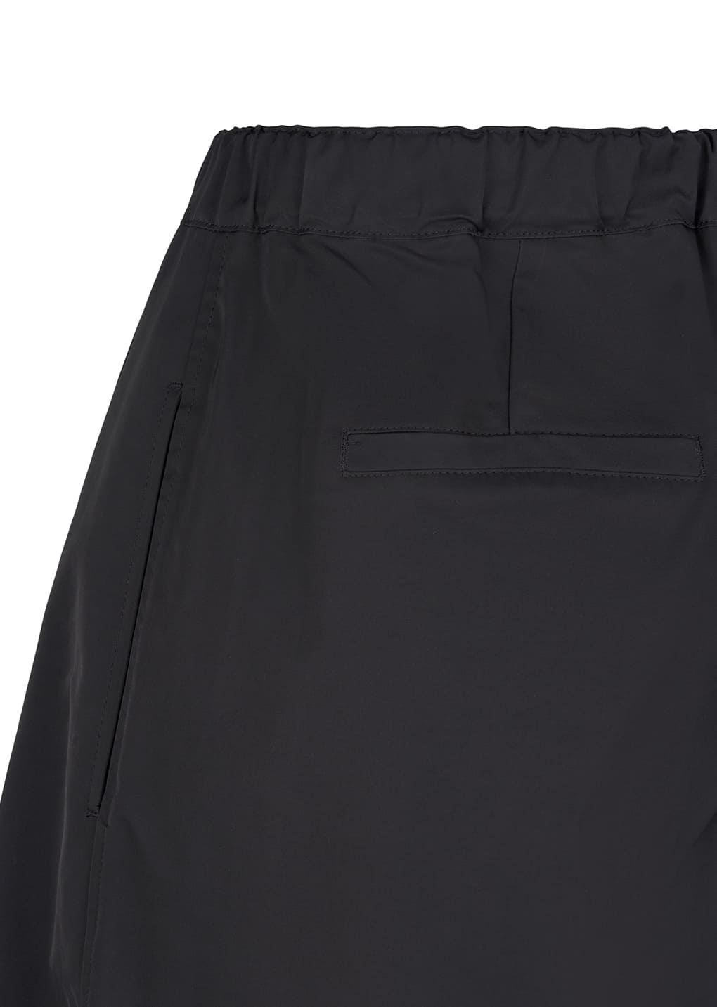 two tuck balloon pants, charcoal