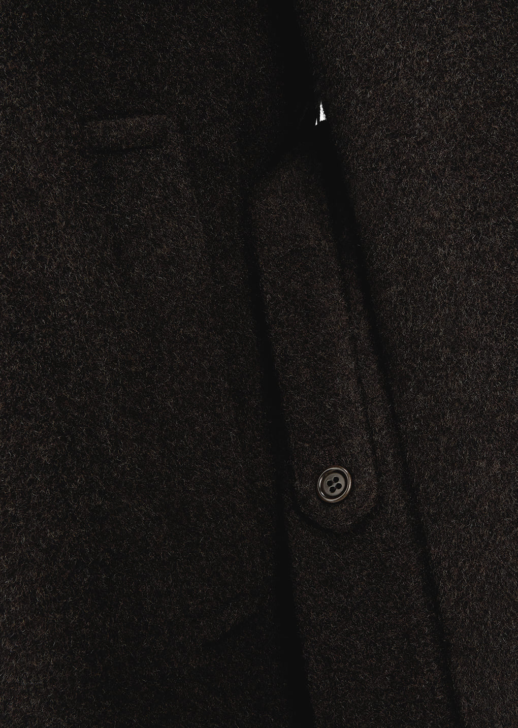 single breasted maxi long coat, dark brown