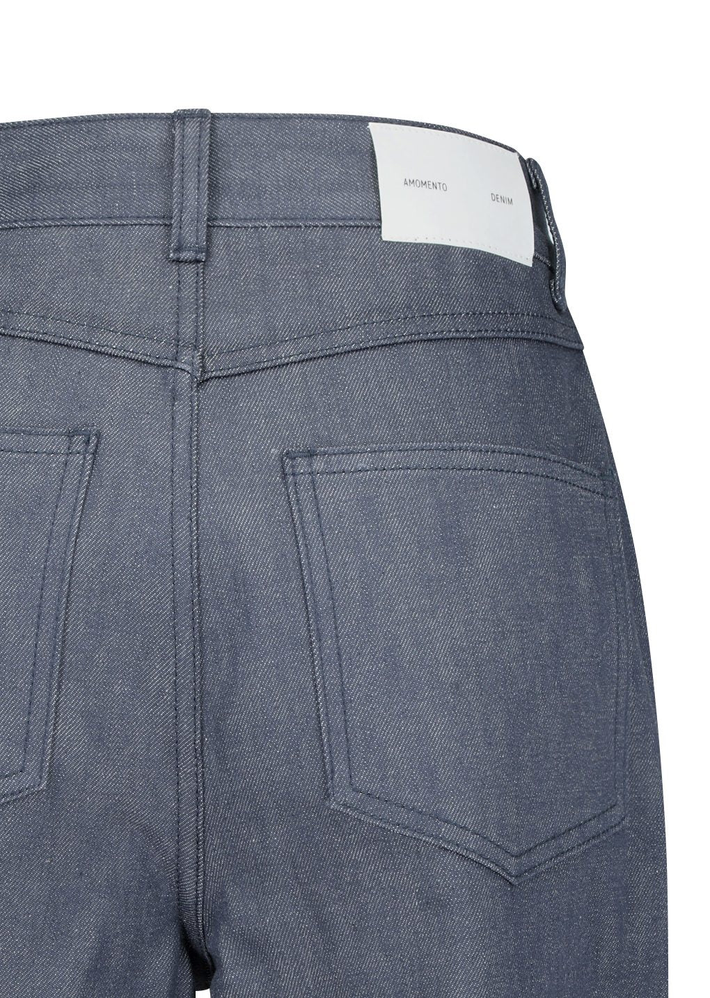colored straight fit denim, blue