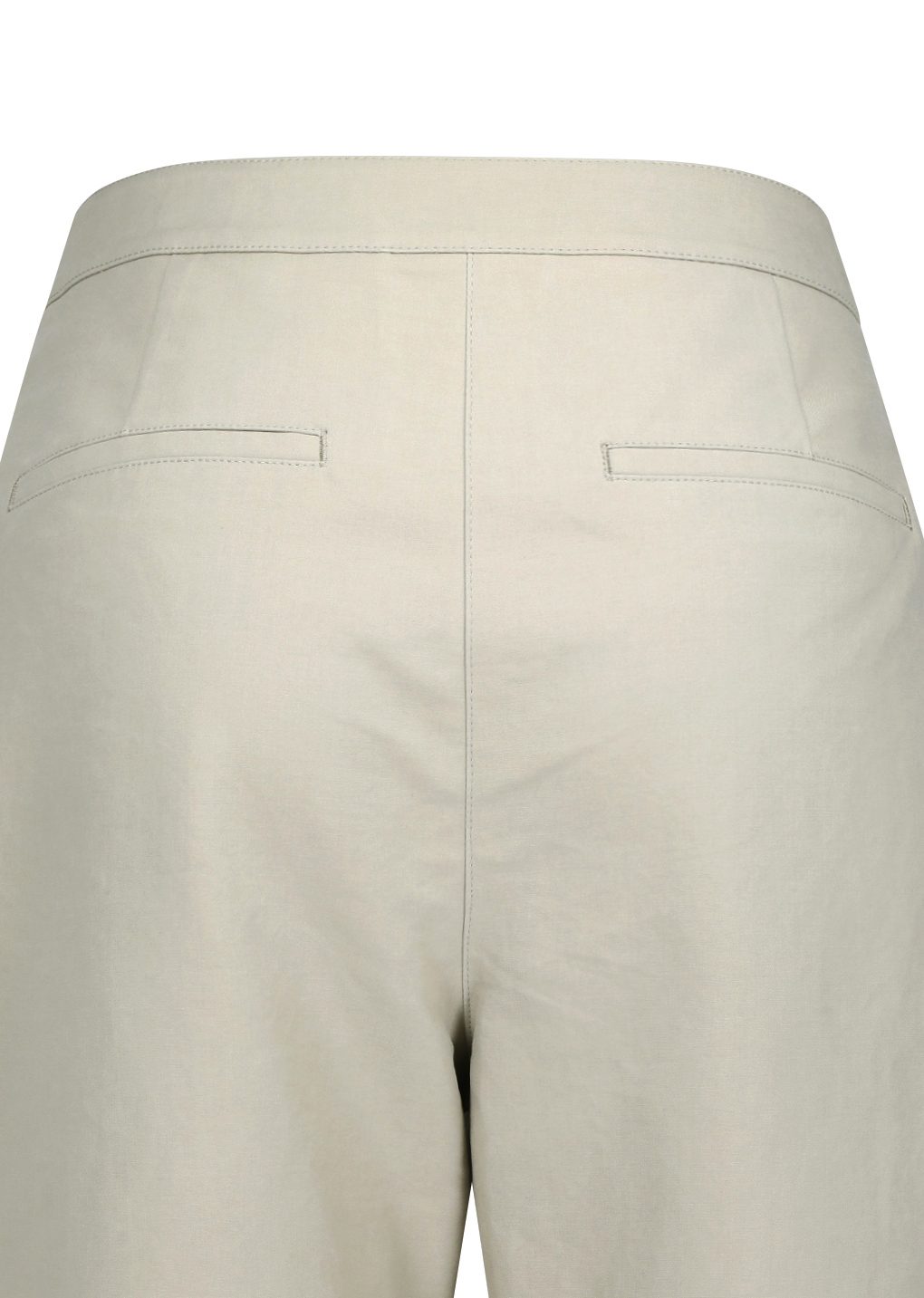 curved long pants, beige