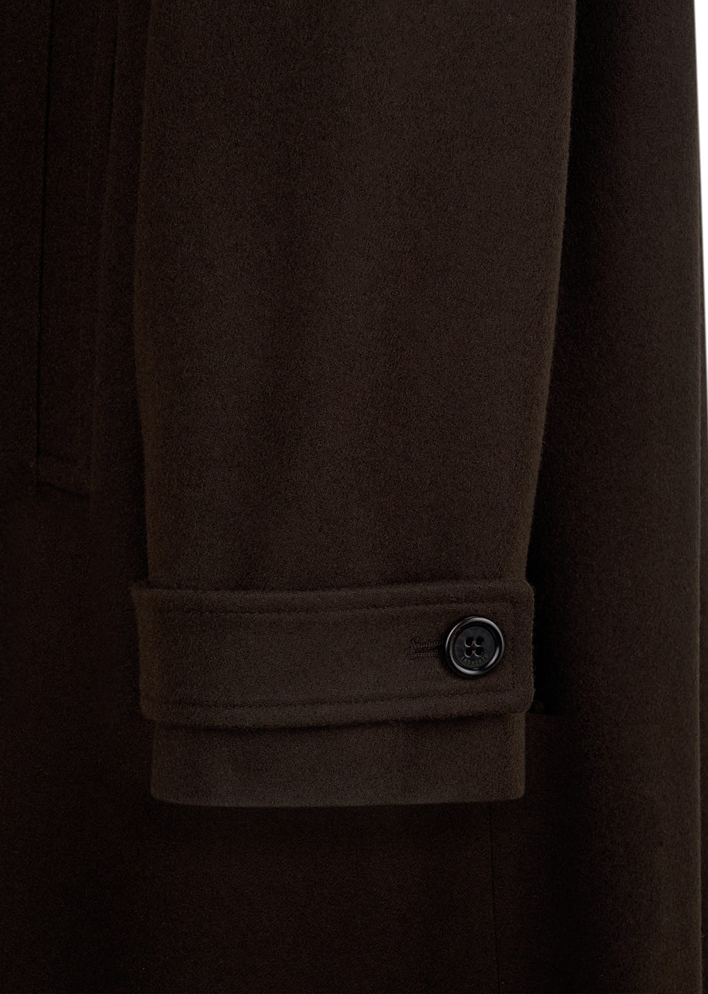 shirring coat, brown