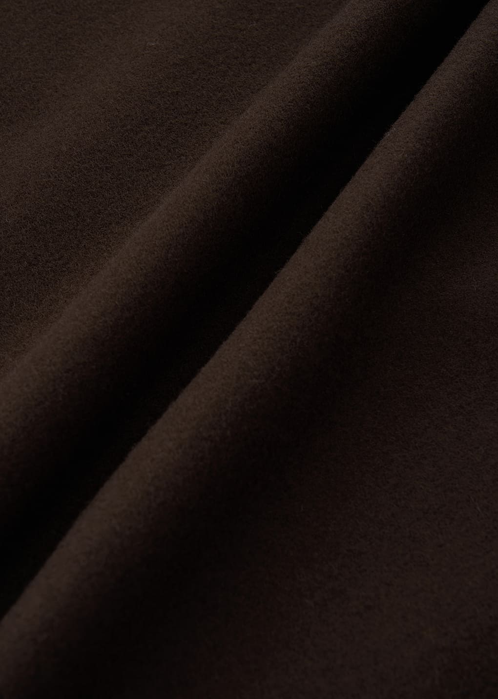 shirring coat, brown