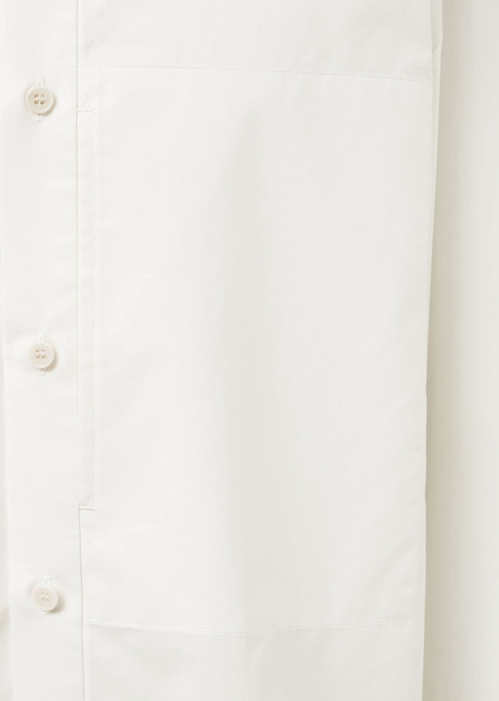 basic pocket shirts, ivory