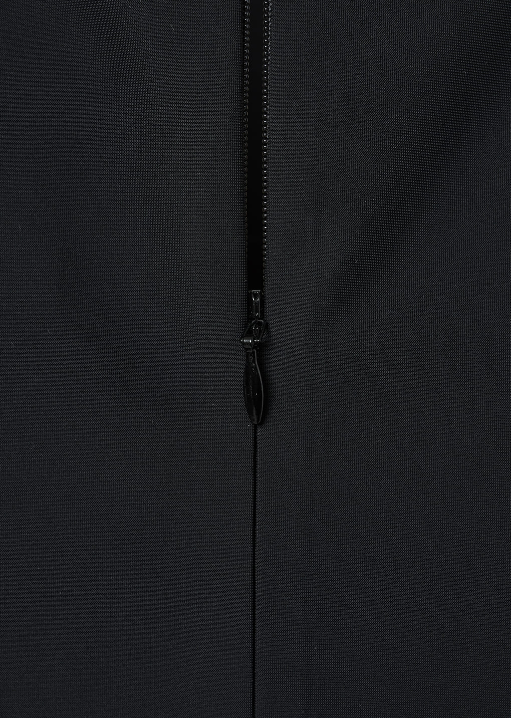 boat neck two way jacket, black