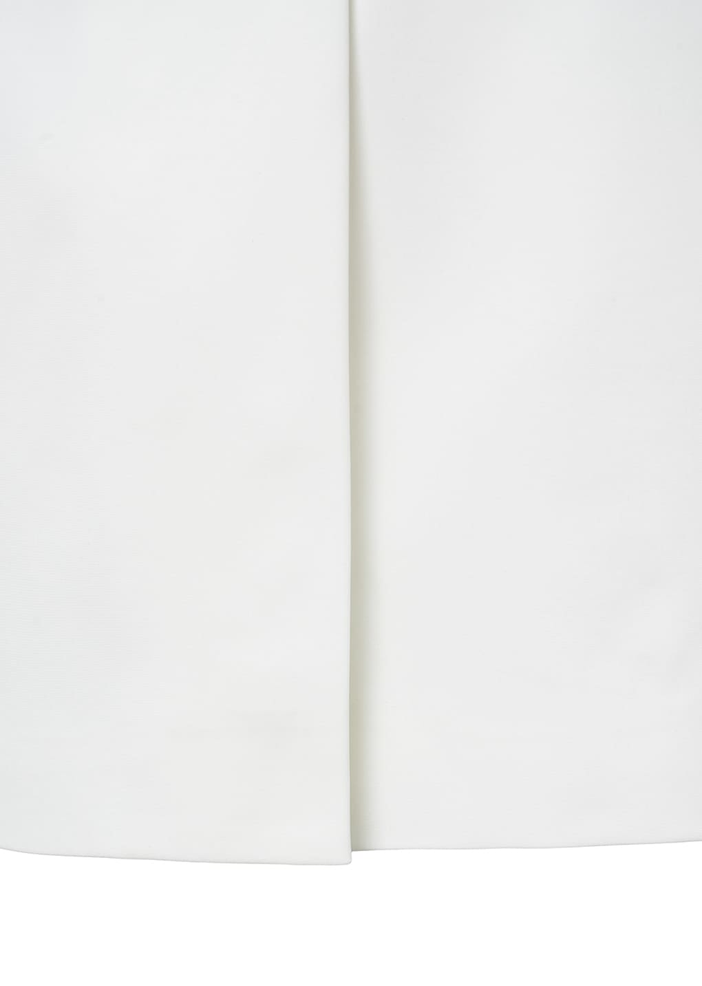 boat neck two way jacket, white