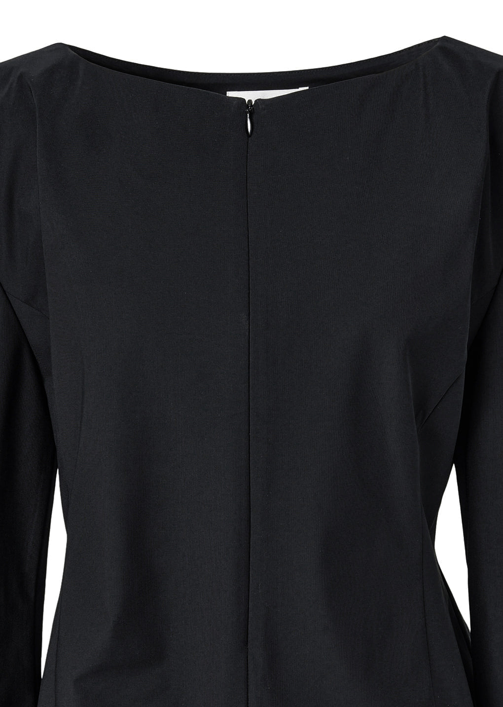 boat neck two way top, black