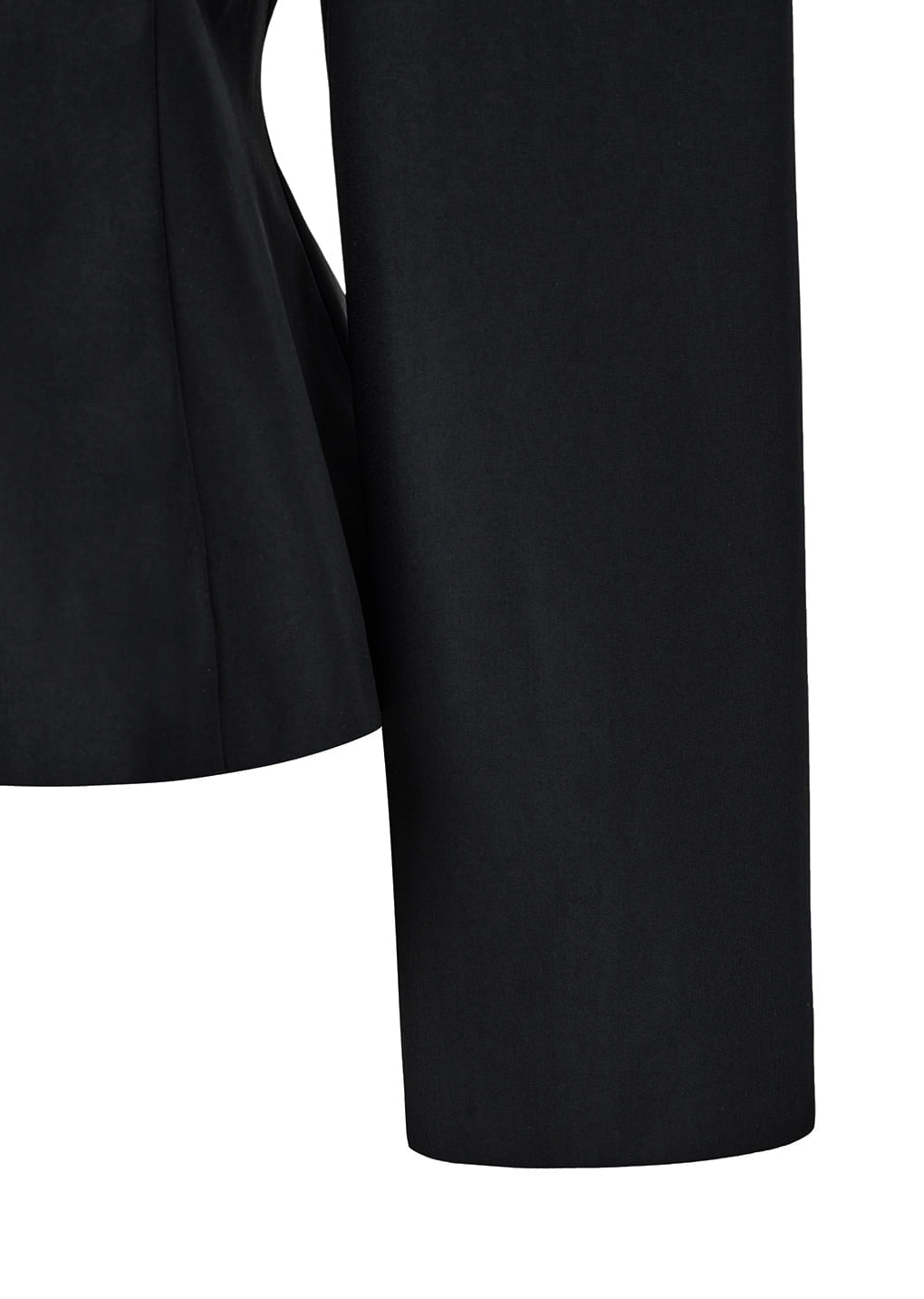 boat neck two way top, black