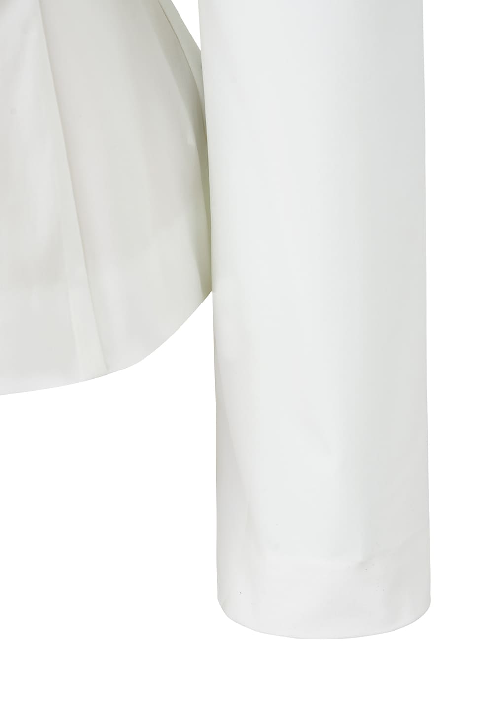 boat neck two way top, white