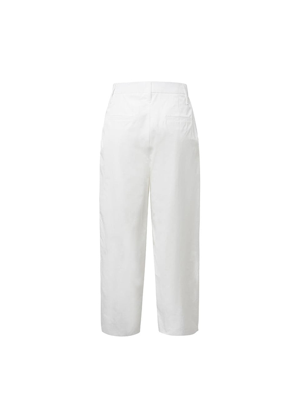 button garconne pants, white
