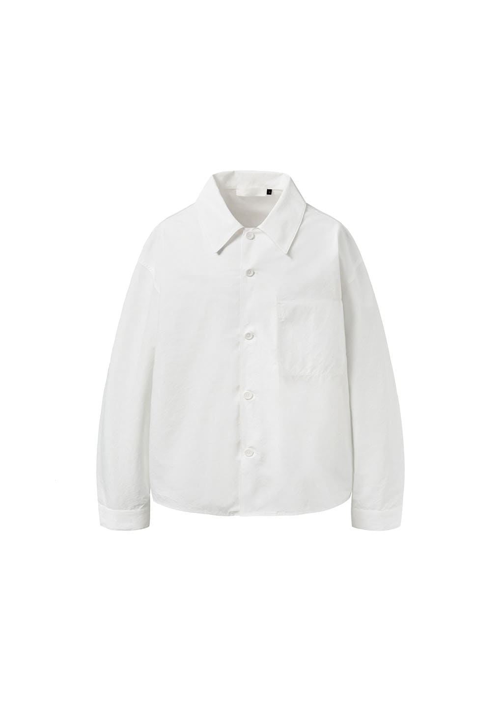 cotton nylon pocket shirts, white
